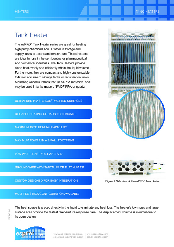 <p>esPRO Tank Heaters</p>