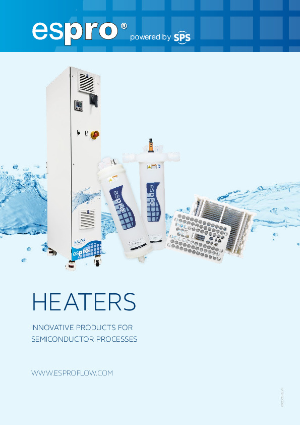 <p><strong>esPRO Heater brochure</strong></p>
