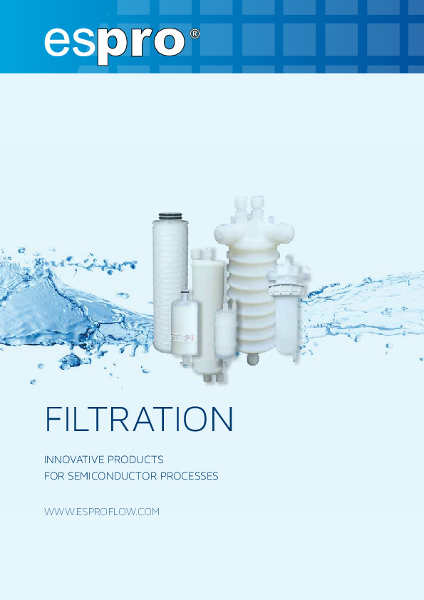 EsPRO filtration brochure