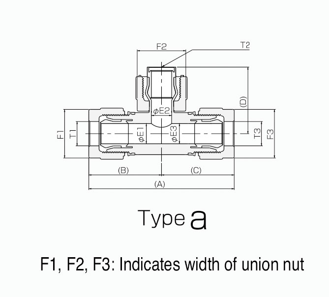 Reducing Union T. Adp., 1", 3/8" (T. St.), 1", PTFE, SpaceS.

Wetprocess » Pillar Fitting (Inch) » Reducing Union Tee Adapter (In