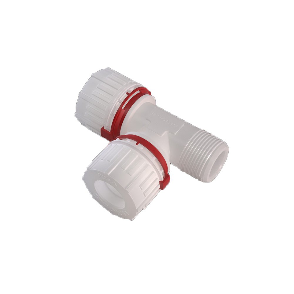 Male Run Tee 1/4" x 5/32" | NPT 1/4" Male Run Tee 1/4" x 5/32" | NPT 1/4"
