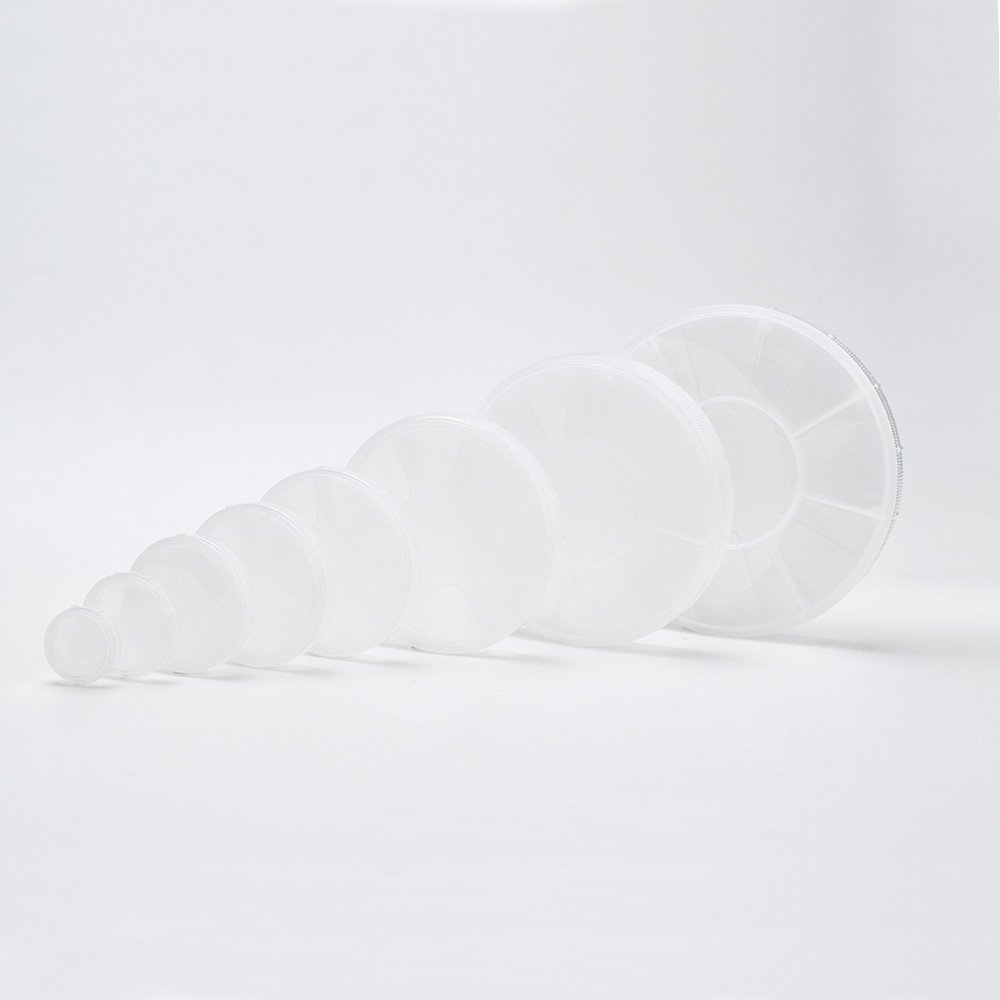 Coin Style Single Wafer Shipper Natural PP Coin Style Single Wafer Shipper Natural PP