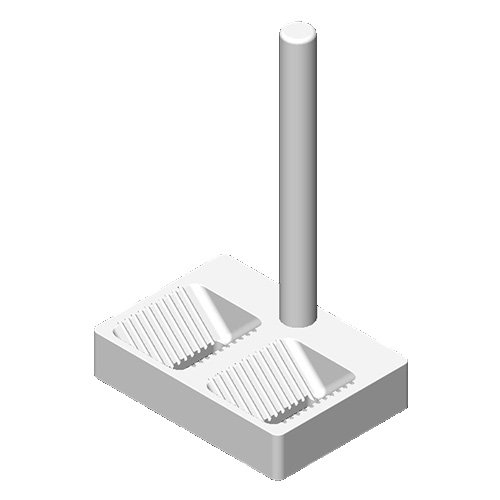 2" Vertical wafer dipper 21 slots 2" Vertical wafer dipper 21 slots
