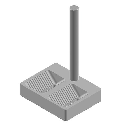 2" Vertical wafer dipper 25 slots 2" Vertical wafer dipper 25 slots