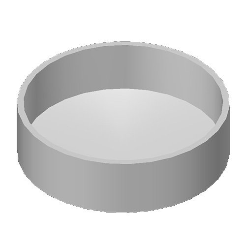 8" Evaporation dish without spout 8" Evaporation dish without spout