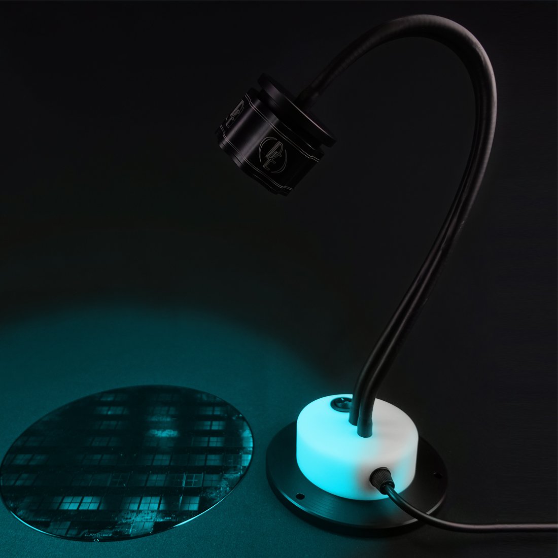 LED Inspection Lamp - 15W (Table-Top) CYAN GREEN LED Inspection Lamp - 15W (Table-Top) CYAN GREEN