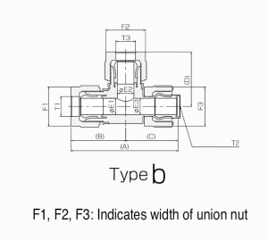 Reducing Union T. Adp., 1/4" (T. St.), 3/8", 3/8", PTFE, Tube end

Wetprocess » Pillar Fitting (Inch) » Reducing Union Tee Adapter (In