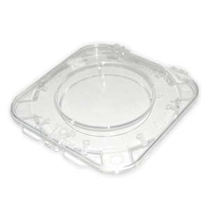 Clamshell style hinged single wafer shippers 6" (150 mm) 6" (150mm) Clamshell Style Hinged Single Wafe Clamshell style hinged single wafer shippers 6" (150 mm) 6" (150mm) Clamshell Style Hinged Single Wafe
