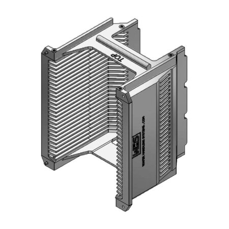 PROCESS ALUMINUM CASSETTE, (AL, HC) 4" - 25 SLOT, SLOT-SHAPE ANGULAR COVER-PLATE (TOP), H-BAR (BOTTOM) WITH HANDLE PROCESS ALUMINUM CASSETTE, (AL, HC) 4" - 25 SLOT, SLOT-SHAPE ANGULAR COVER-PLATE (TOP), H-BAR (BOTTOM) WITH HANDLE