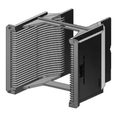 PROCESS ALUMINUM CASSETTE, (AL, HC) 6" - 25 SLOT, SLOT-SHAPE ANGULAR H-BAR (TOP), H-BAR (BOTTOM) PROCESS ALUMINUM CASSETTE, (AL, HC) 6" - 25 SLOT, SLOT-SHAPE ANGULAR H-BAR (TOP), H-BAR (BOTTOM)
