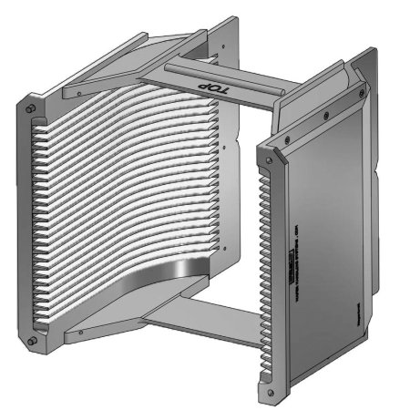 PROCESS ALUMINUM CASSETTE, (AL, HC) 8" - 25 SLOT, SLOT-SHAPE ANGULAR H-BAR (TOP), H-BAR (BOTTOM) PROCESS ALUMINUM CASSETTE, (AL, HC) 8" - 25 SLOT, SLOT-SHAPE ANGULAR H-BAR (TOP), H-BAR (BOTTOM)
