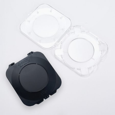 Clamshell style hinged single wafer shippers 6" (150 mm) Clamshell style hinged single wafer shippers 6" (150 mm)