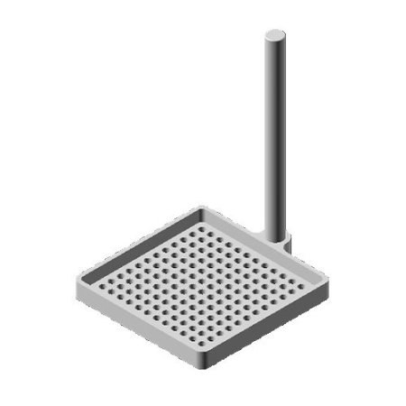 4.1" Square wafer dipper 4.1" Square wafer dipper